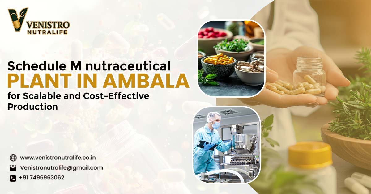 Schedule M Nutraceutical Manufacturing
